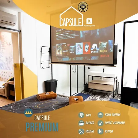 Capsule Premium Balneo & Home Cinema Valenciennes Exterior photo